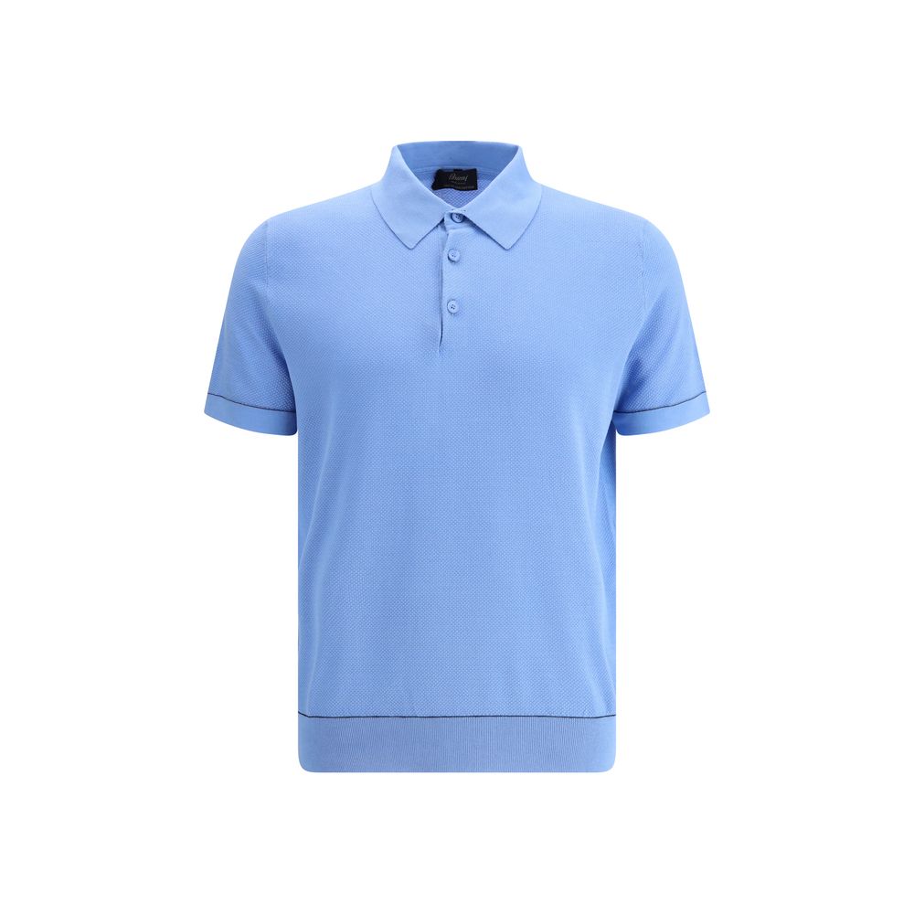 Brioni Navy Cotton Polo Shirt: Refined Elegance in Luxury Fashion