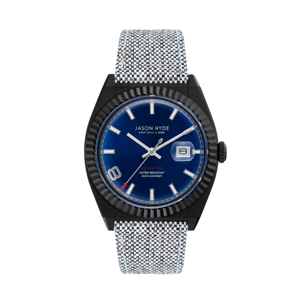 Jason Hyde Gray Textile Watch - Elegance Redefined