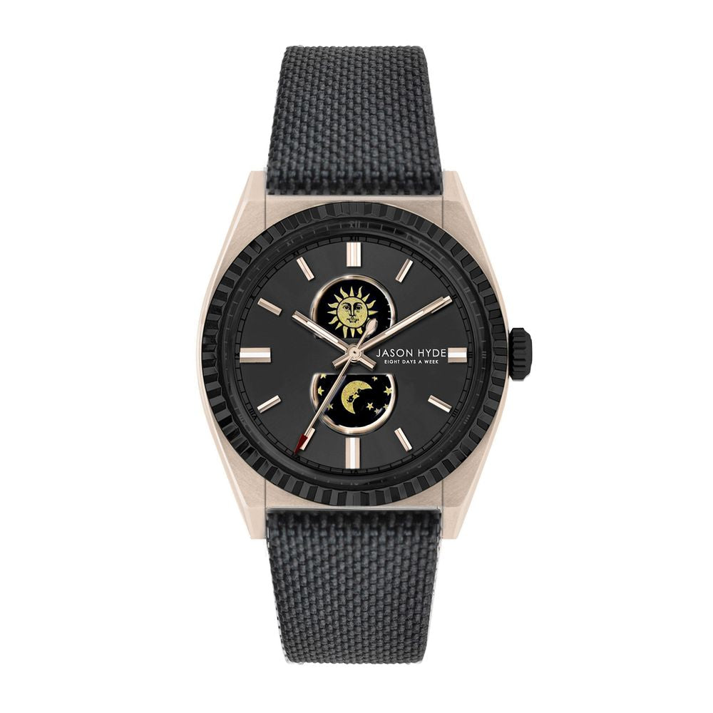 Jason Hyde Black Polycarbonate Watch - Timeless Elegance