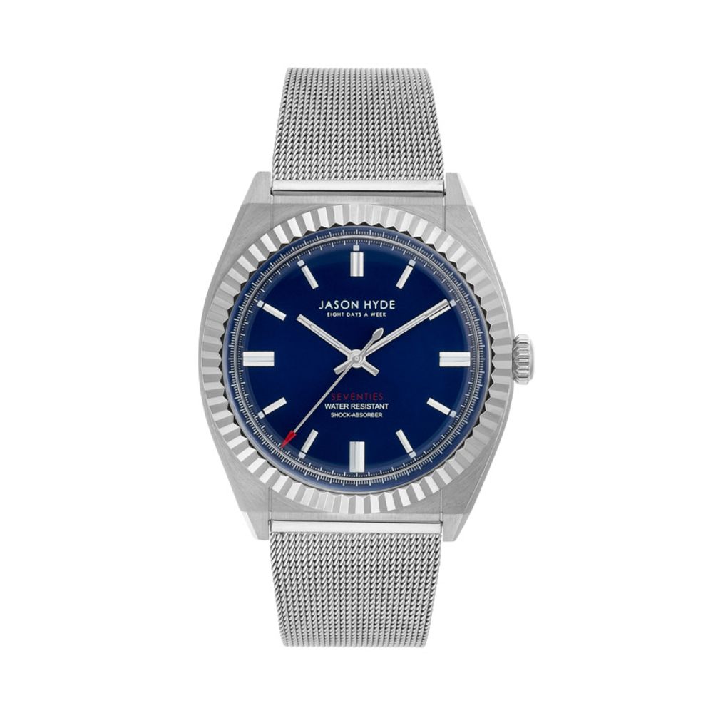 Jason Hyde Gray Steel Watch - Timeless Elegance Redefined