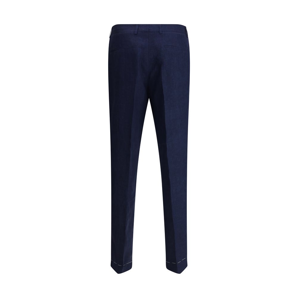 Brunello Cucinelli Beige Cotton Pants for Effortless Elegance
