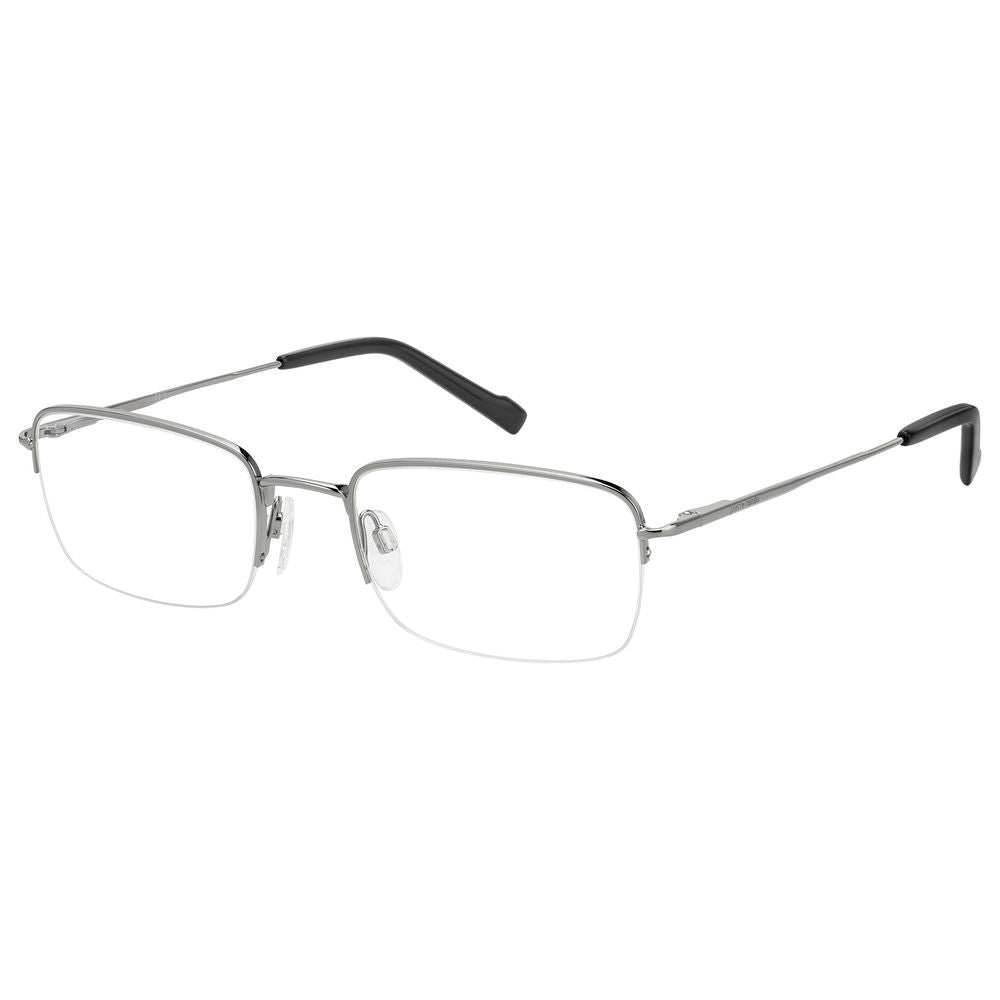 Pierre Cardin Gray Metal Frames for Timeless Elegance