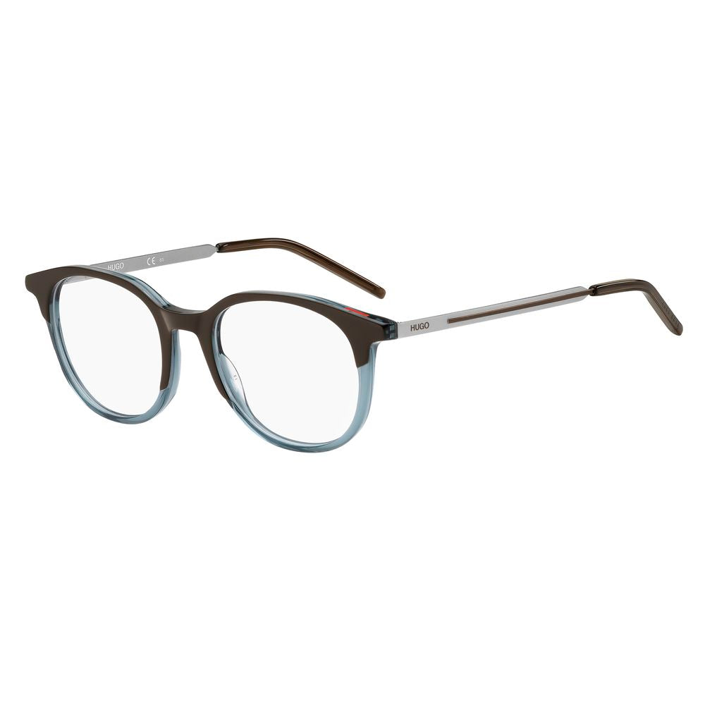 Hugo Boss Brown Blue Acetate Frames for Timeless Elegance