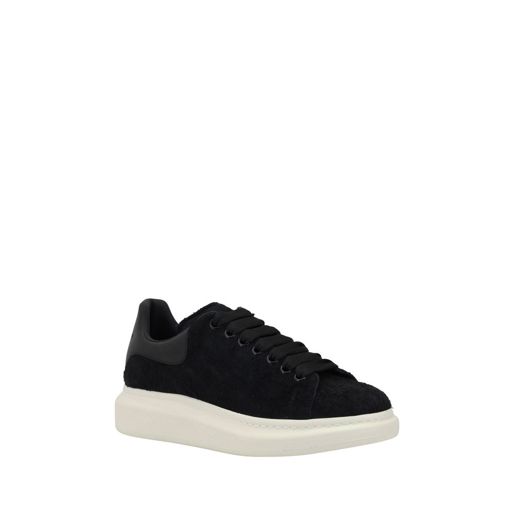 Alexander McQueen White Leather Sneakers for Effortless Elegance