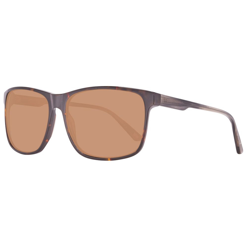 Helly Hansen Brown Acetate Sunglasses for Timeless Elegance