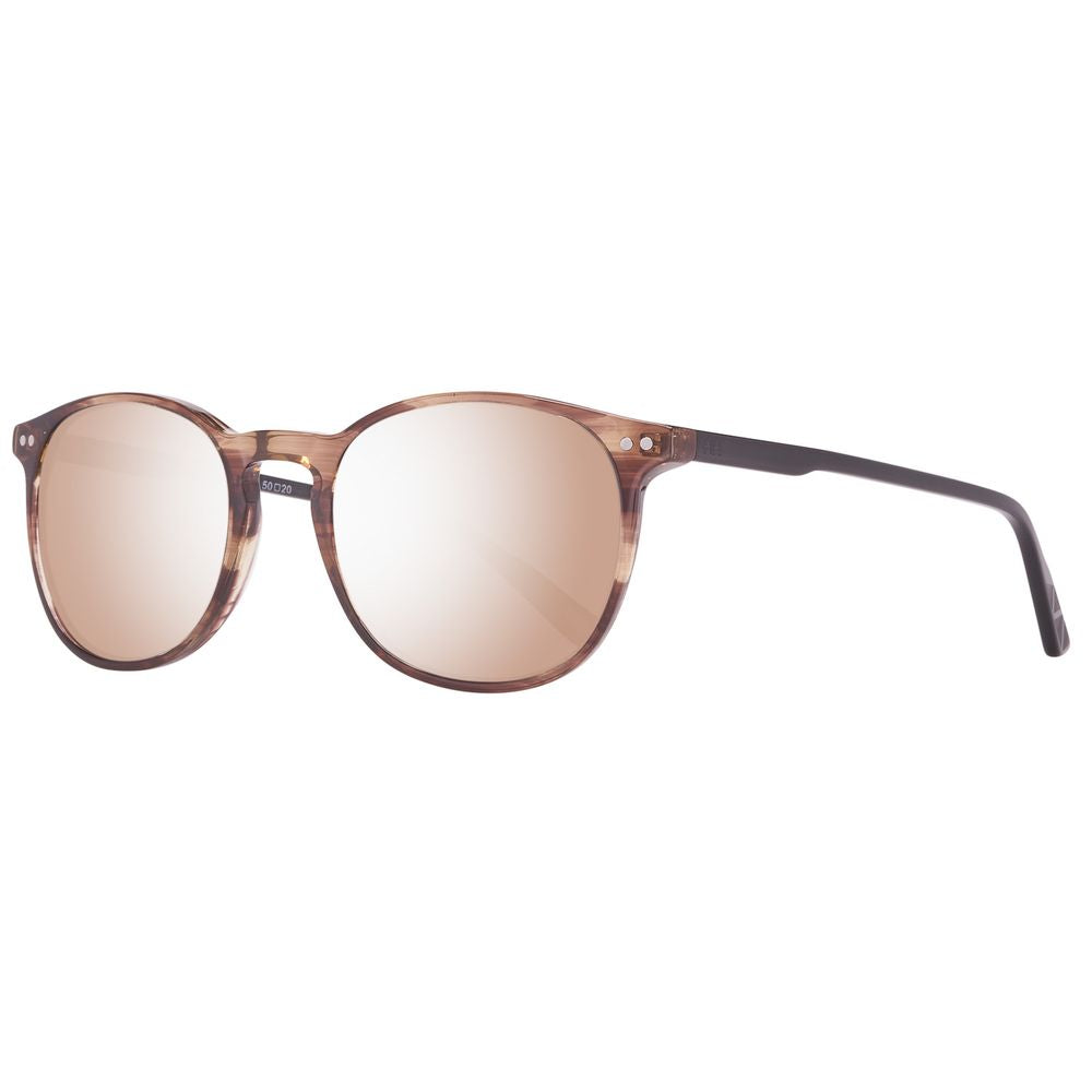 Helly Hansen Brown Plastic Sunglasses for Elevated Style