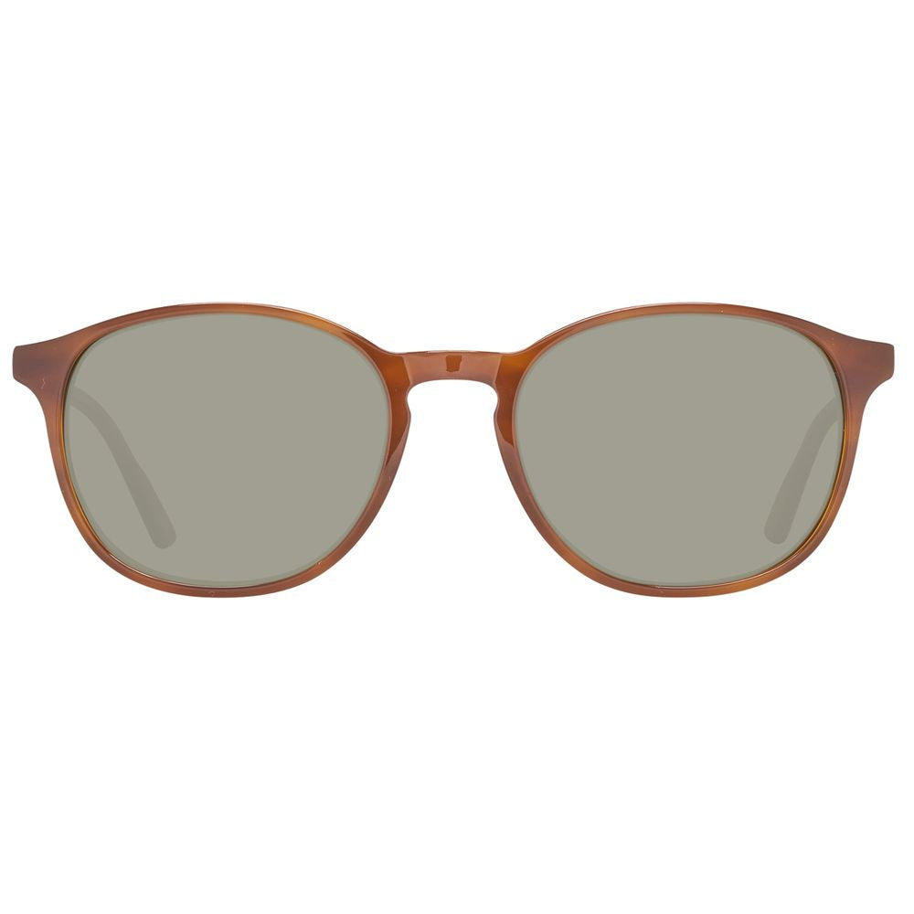 Helly Hansen Brown Acetate Sunglasses for Timeless Elegance