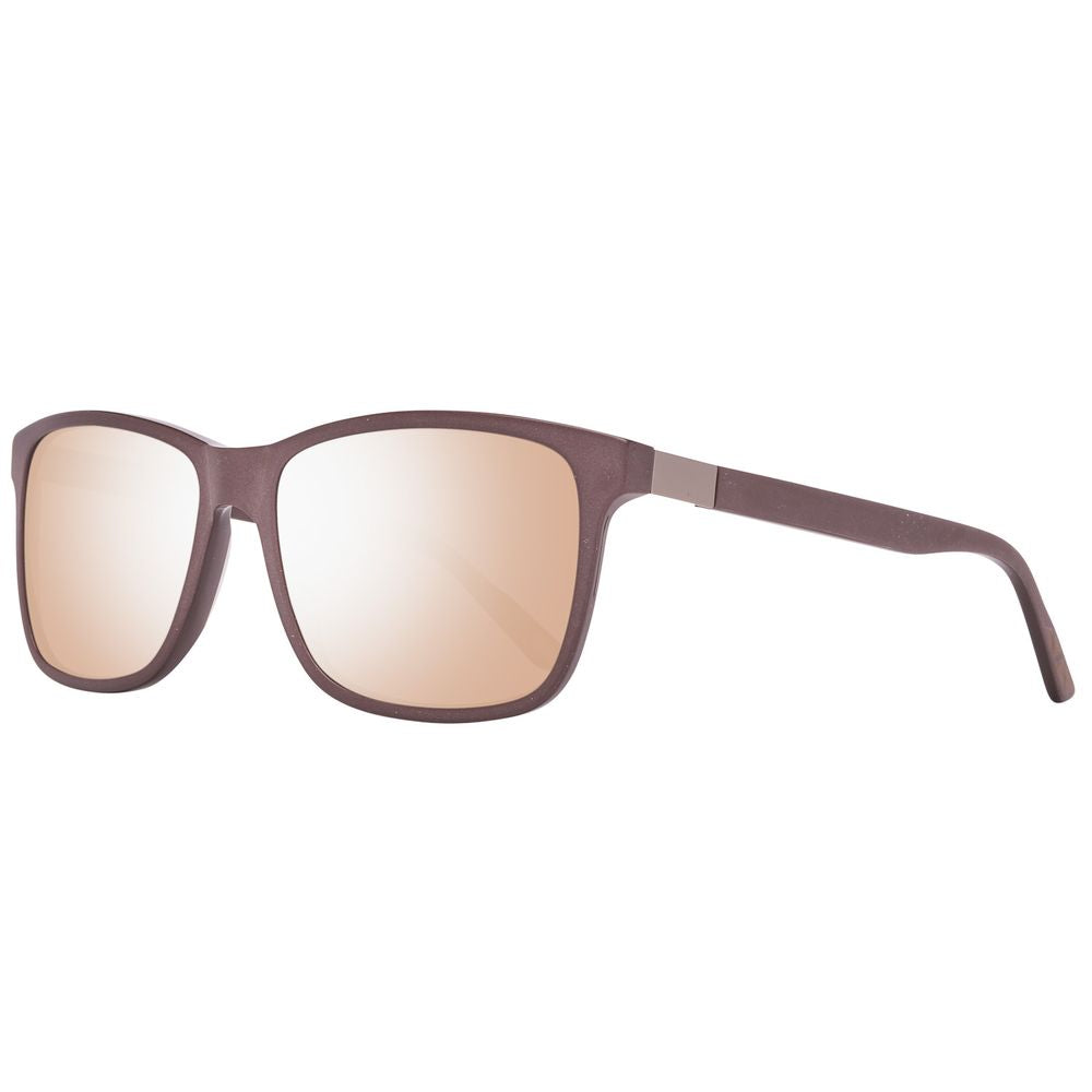Helly Hansen Brown Acetate Sunglasses for Timeless Elegance