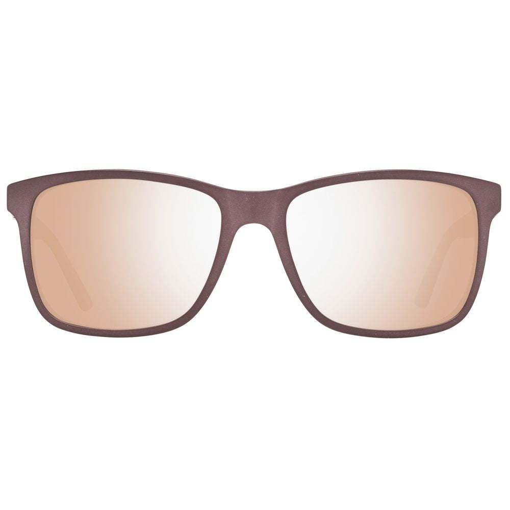 Helly Hansen Brown Acetate Sunglasses for Timeless Elegance