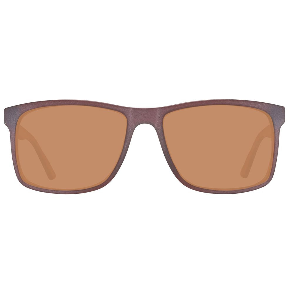 Helly Hansen Brown Acetate Sunglasses