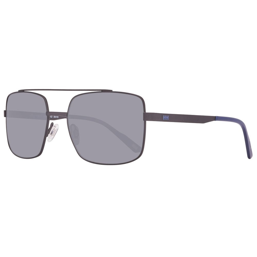 Helly Hansen Black Metal Sunglasses for Timeless Elegance