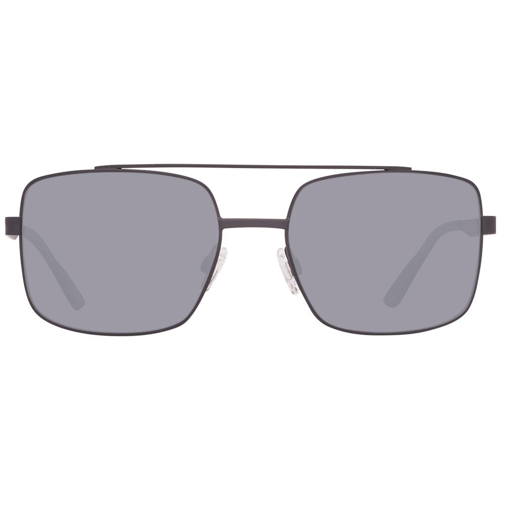 Helly Hansen Black Metal Sunglasses for Timeless Elegance