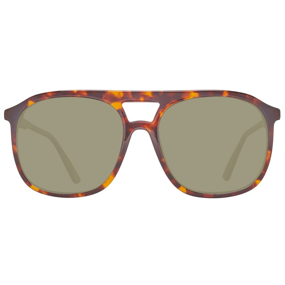 Helly Hansen Brown Acetate Sunglasses for Sophisticated Style