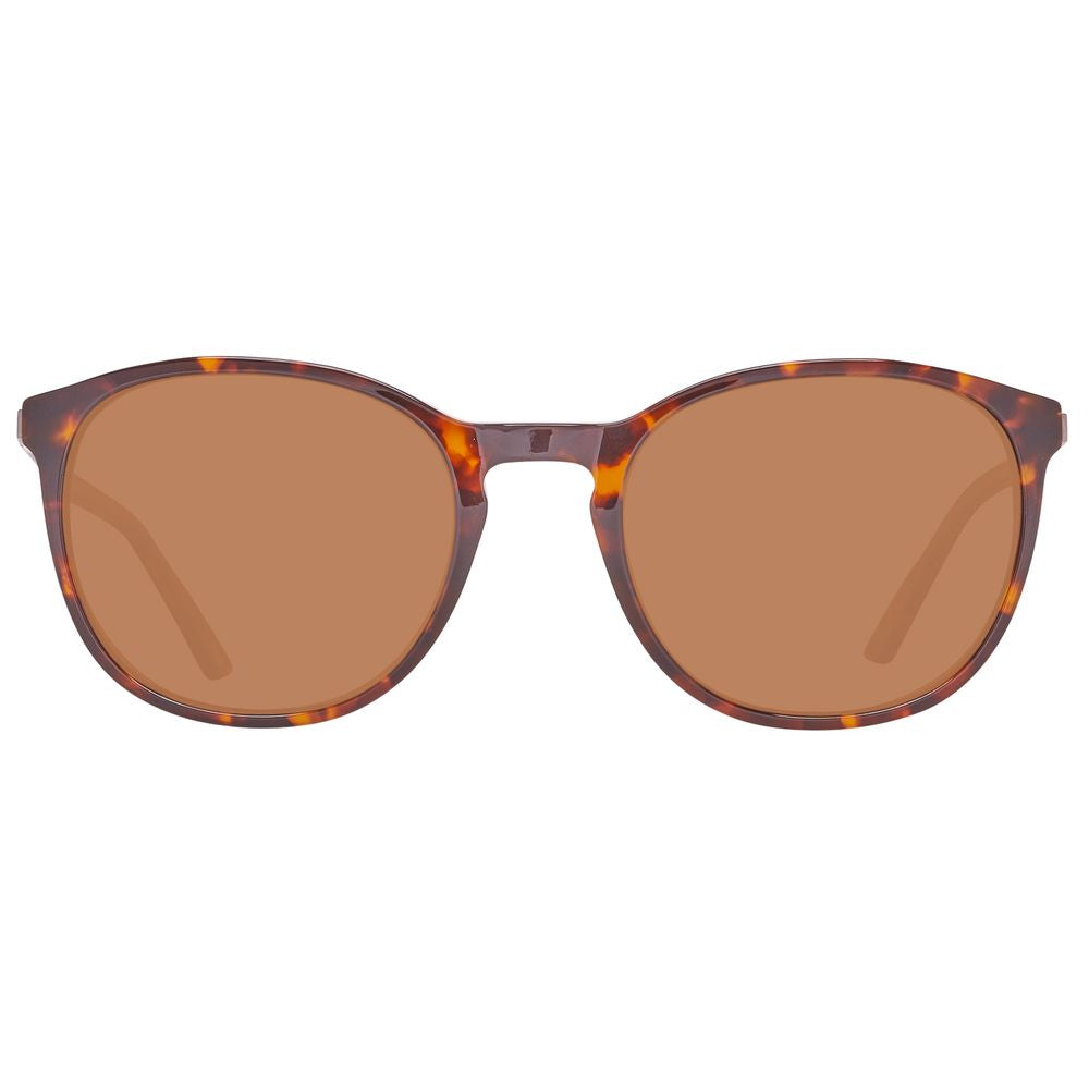 Helly Hansen Brown Acetate Sunglasses for Timeless Elegance