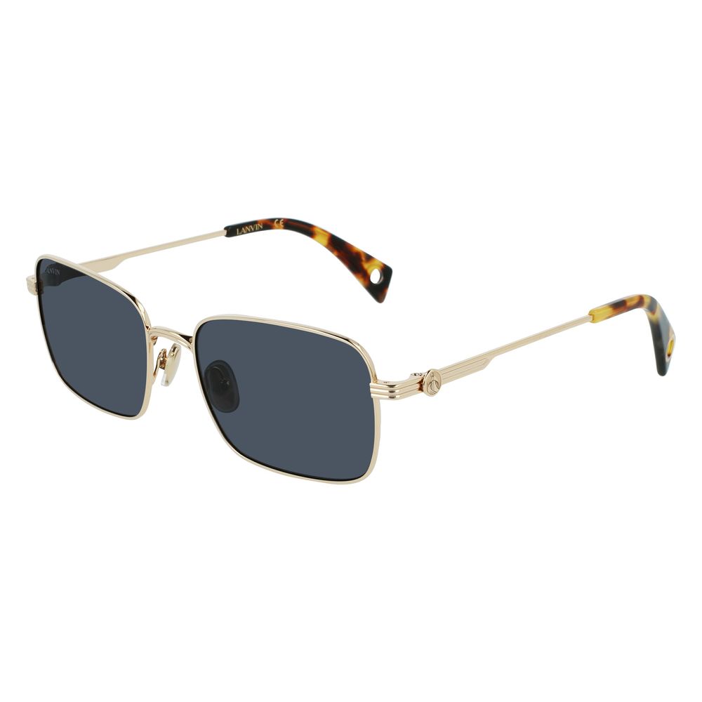 Lanvin Gold Metal Sunglasses for Effortless Elegance