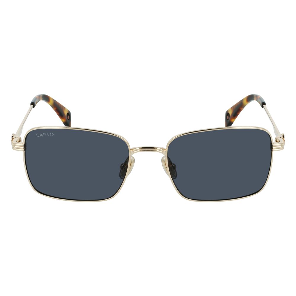 Lanvin Gold Metal Sunglasses for Effortless Elegance