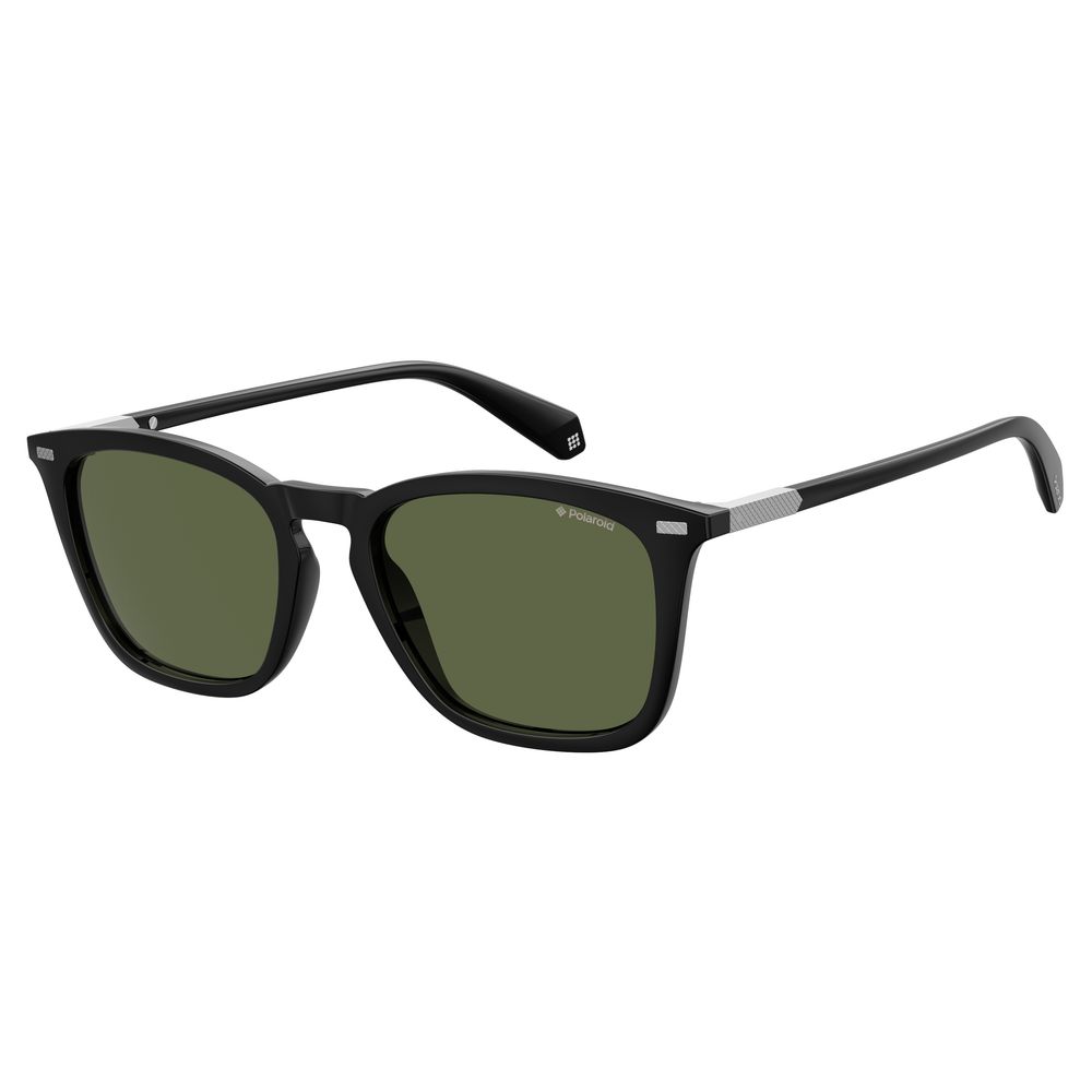 Polaroid Black Acetate Sunglasses for Effortless Elegance