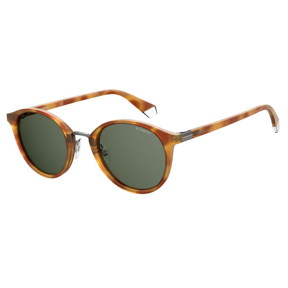 Polaroid Brown Acetate Sunglasses with Polarized Lenses