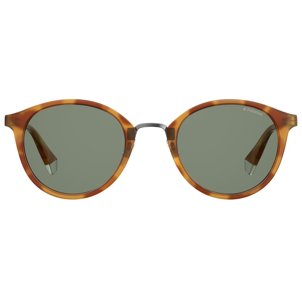 Polaroid Brown Acetate Sunglasses with Polarized Lenses