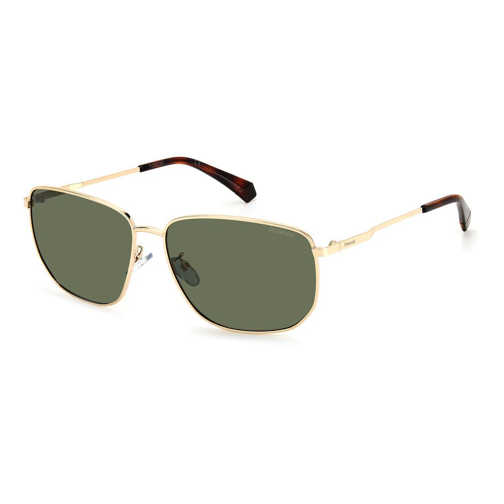 Polaroid Gold Metal Sunglasses for Elevated Luxury Style