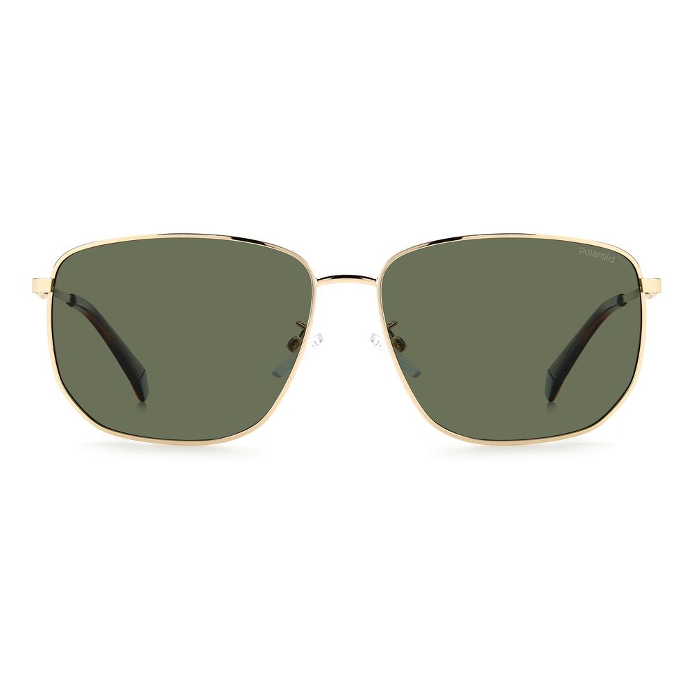 Polaroid Gold Metal Sunglasses for Elevated Luxury Style