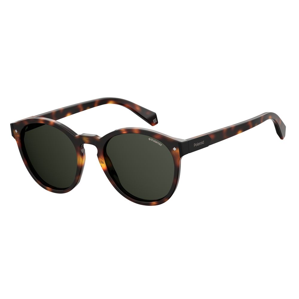 Polaroid Brown Acetate Sunglasses for Timeless Elegance