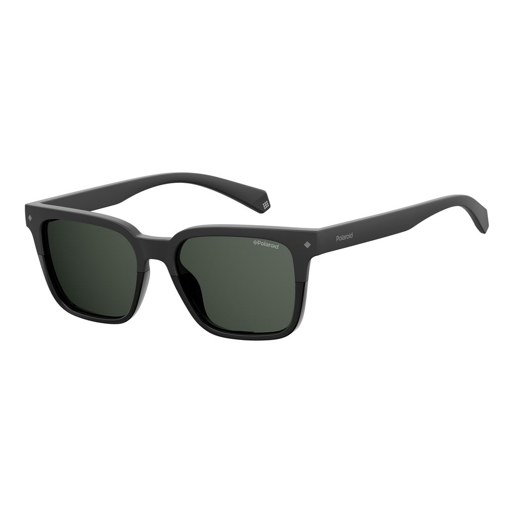 Polaroid Black Acetate Sunglasses for Timeless Elegance