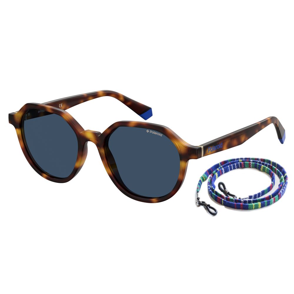Polaroid Blue Acetate Sunglasses for Elevated Style