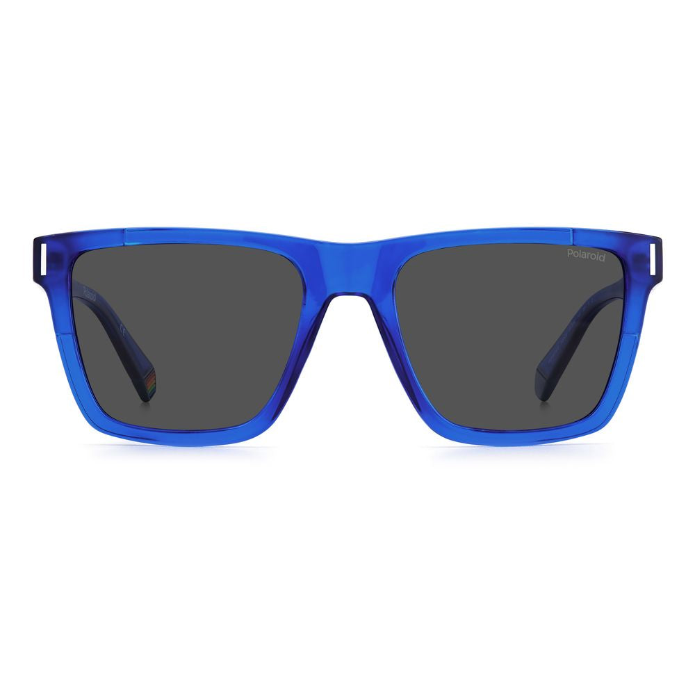 Polaroid Blue Acetate Sunglasses with Elegant Design
