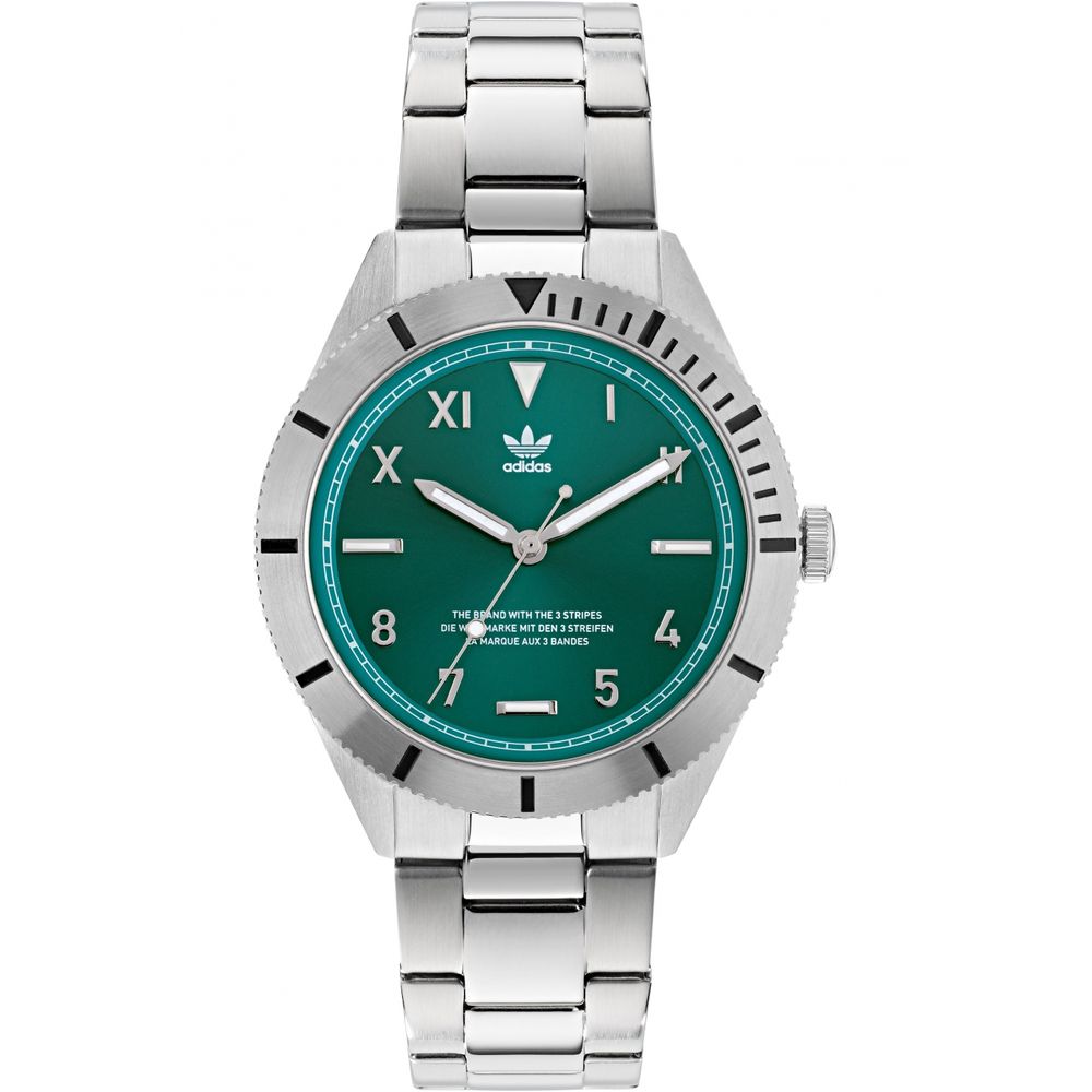 Adidas Gray Stainless Steel Watch with Striking Dial