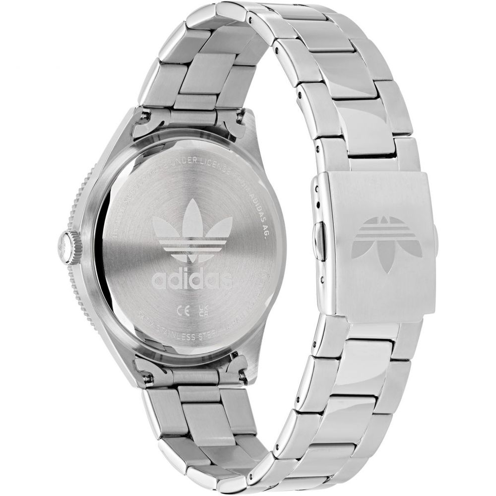 Adidas Gray Stainless Steel Watch with Striking Dial