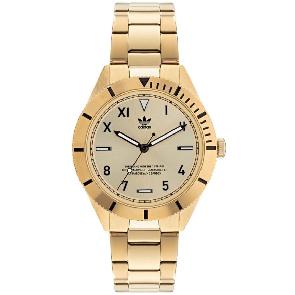 Adidas Gold Stainless Steel Watch - Timeless Elegance Defined