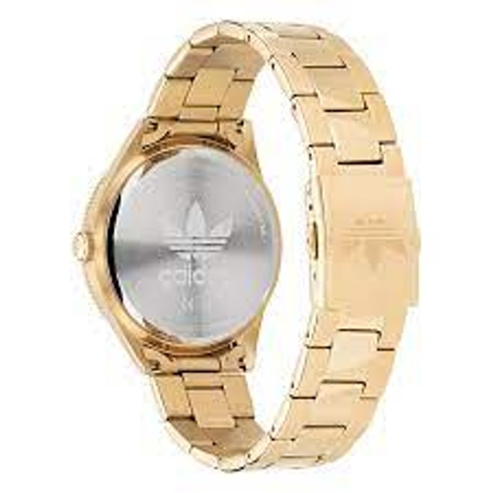 Adidas Gold Stainless Steel Watch - Timeless Elegance Defined