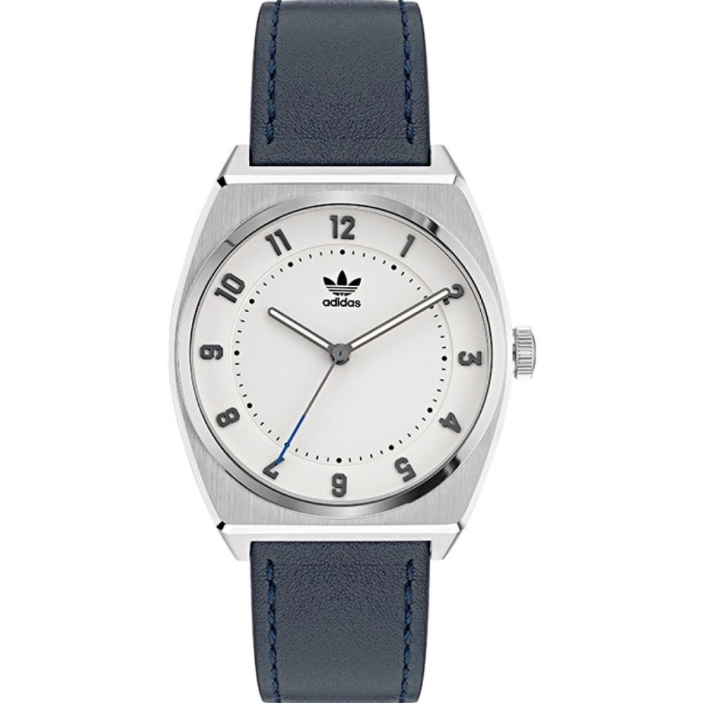 Adidas Blue Leather Watch - Timeless Elegance Redefined