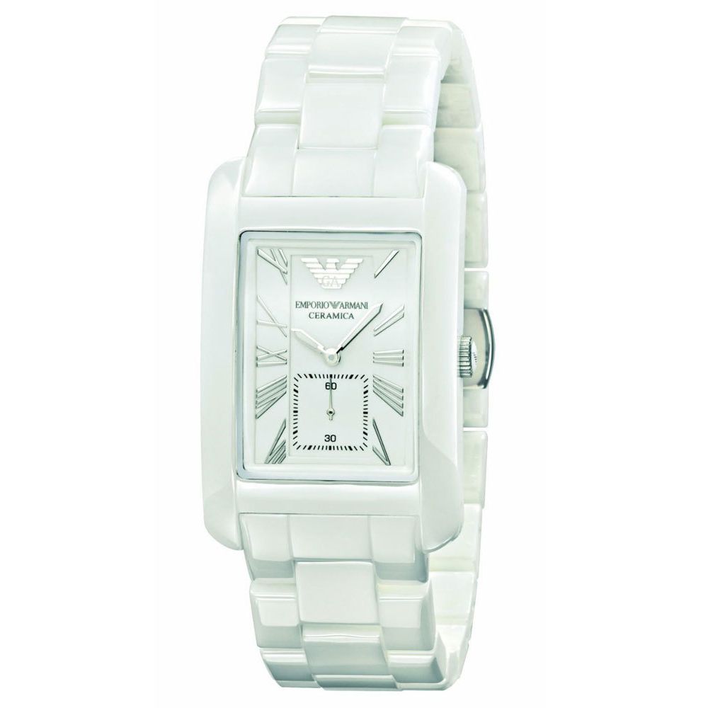 Armani White Ceramics Watch - Timeless Elegance Redefined