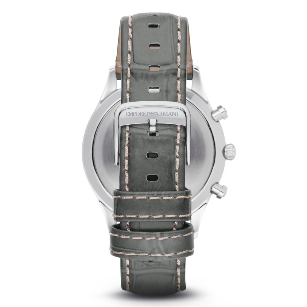 Armani Green Leather Watch - Timeless Elegance Redefined