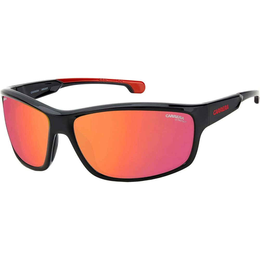 Carrera Black Injected Sunglasses for Timeless Elegance