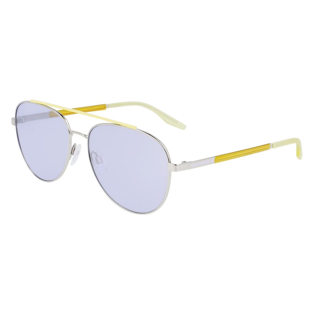 Converse Silver Metal Sunglasses for Elevated Style