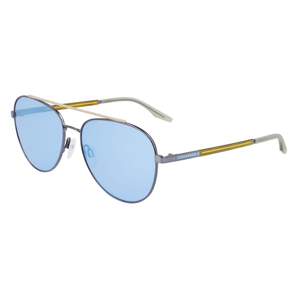 Converse Gray Metal Sunglasses with Iconic Design Elegance