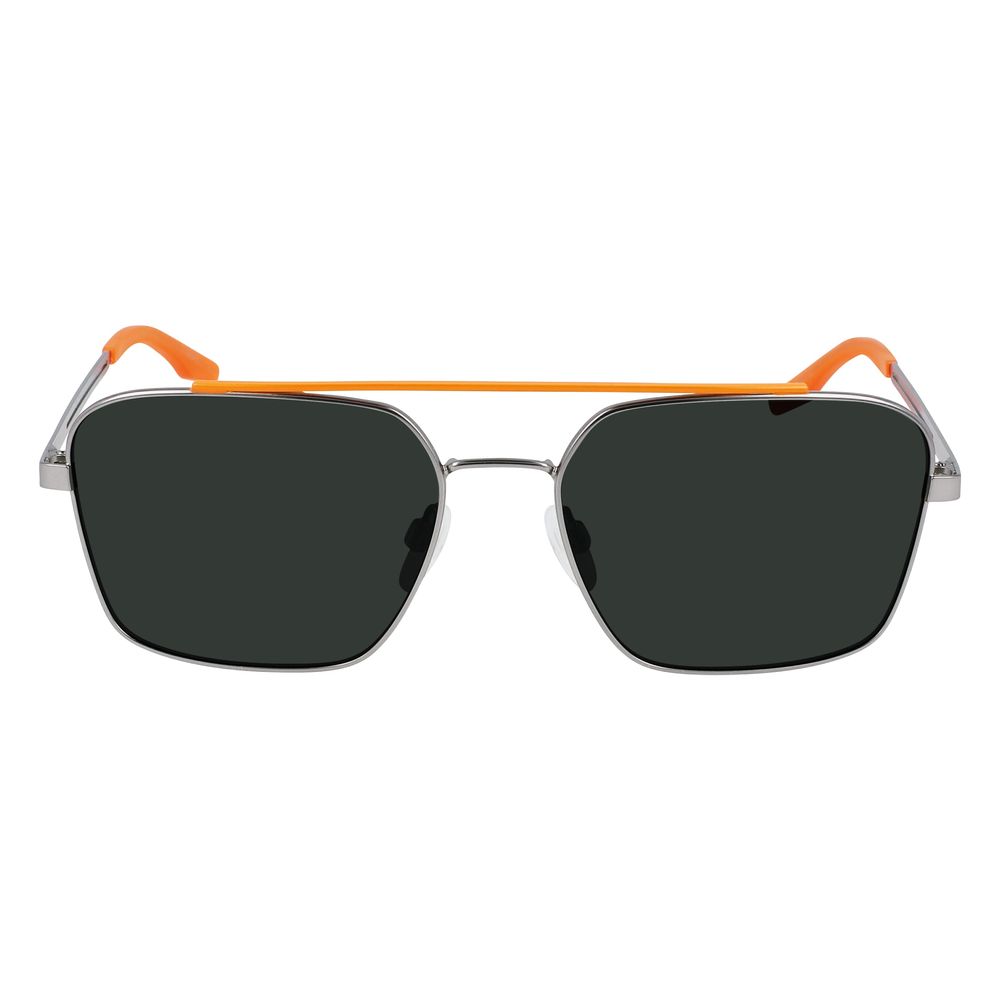Converse Gray Metal Sunglasses for Elevated Elegance