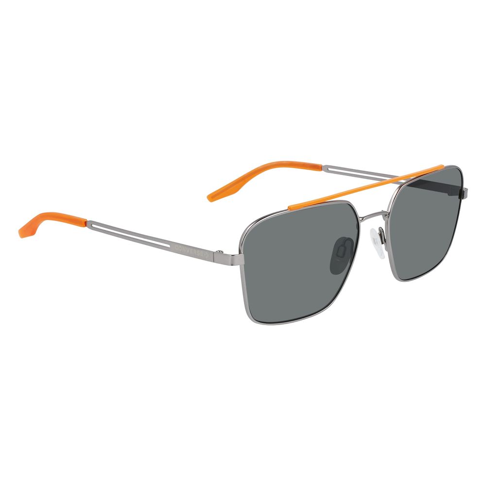 Converse Gray Metal Sunglasses for Elevated Elegance