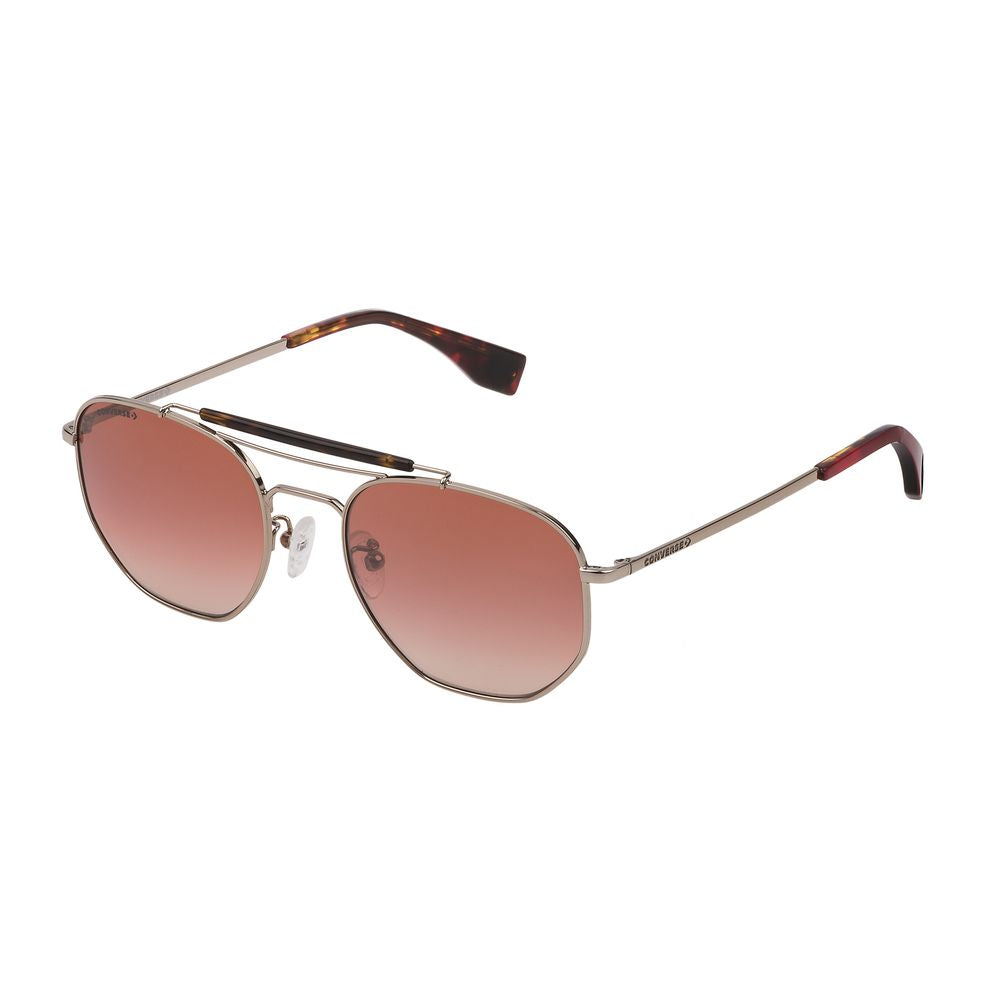 Converse Brown Metal Sunglasses for Timeless Elegance