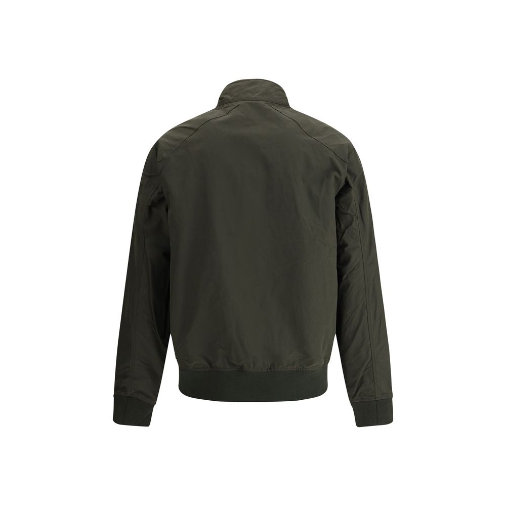 Barbour Black Cotton Harrington Jacket Luxury Outerwear
