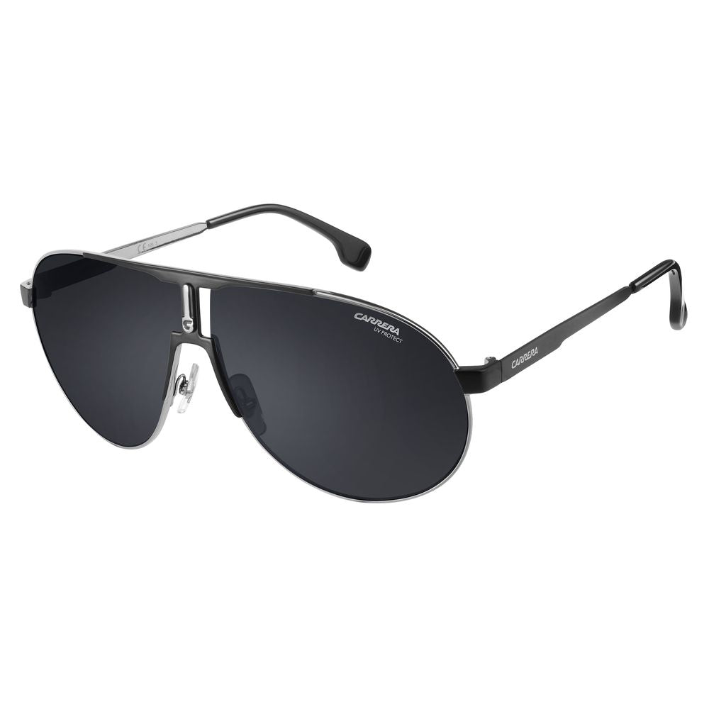 Carrera Black Metal Sunglasses with Timeless Elegance