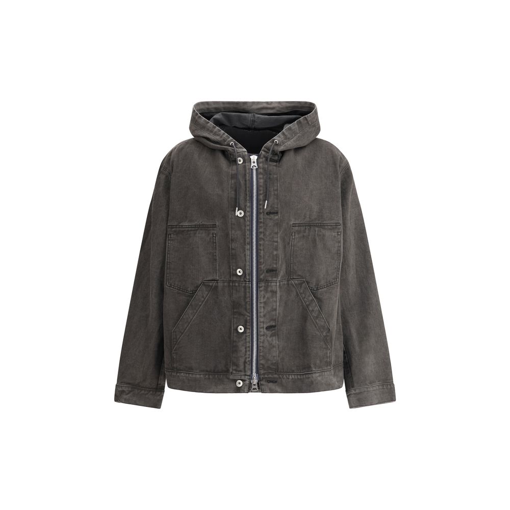Sacai Blue Cotton Denim Jacket - Contemporary Luxury Redefined