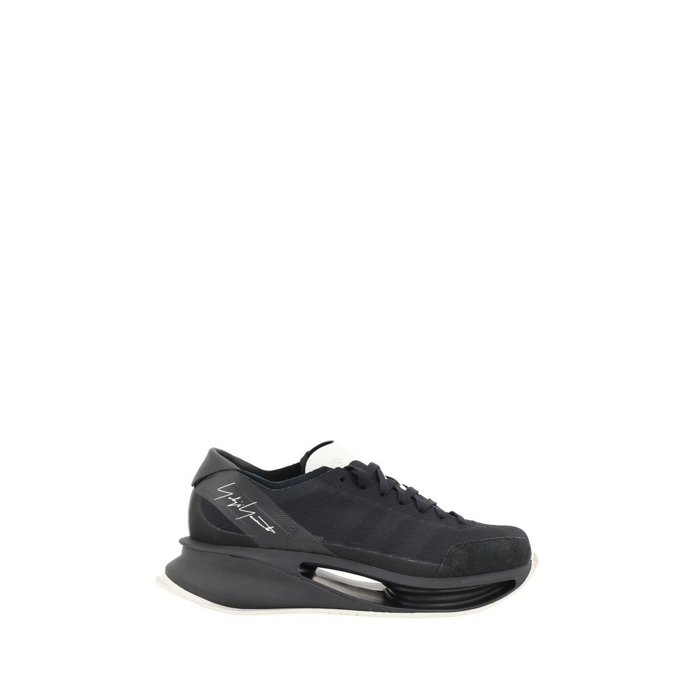 Y-3 White Leather S-Gendo Run Sneakers: Elevated Sports Luxury Footwear