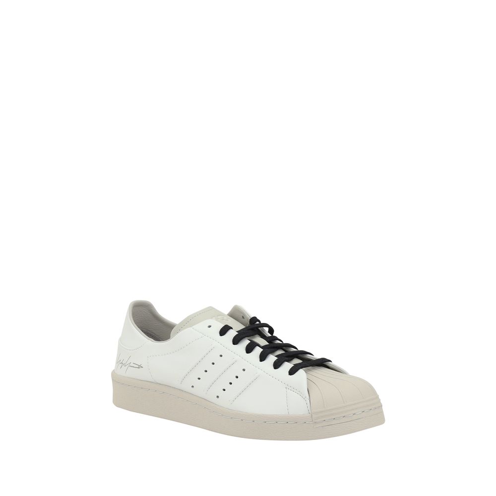 Y-3 White Leather Stan Smith Sneakers: Timeless Elegance Redefined