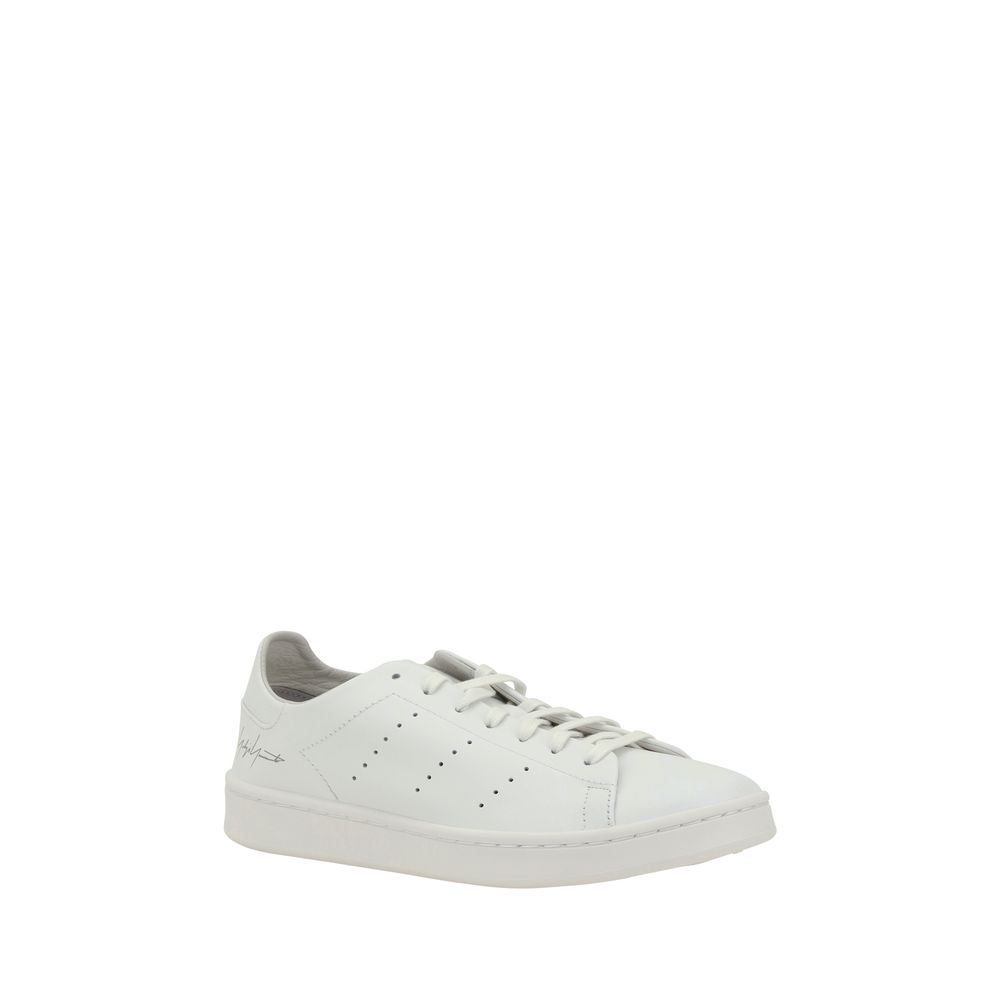 Y-3 White Leather Stan Smith Sneakers for Effortless Sophistication