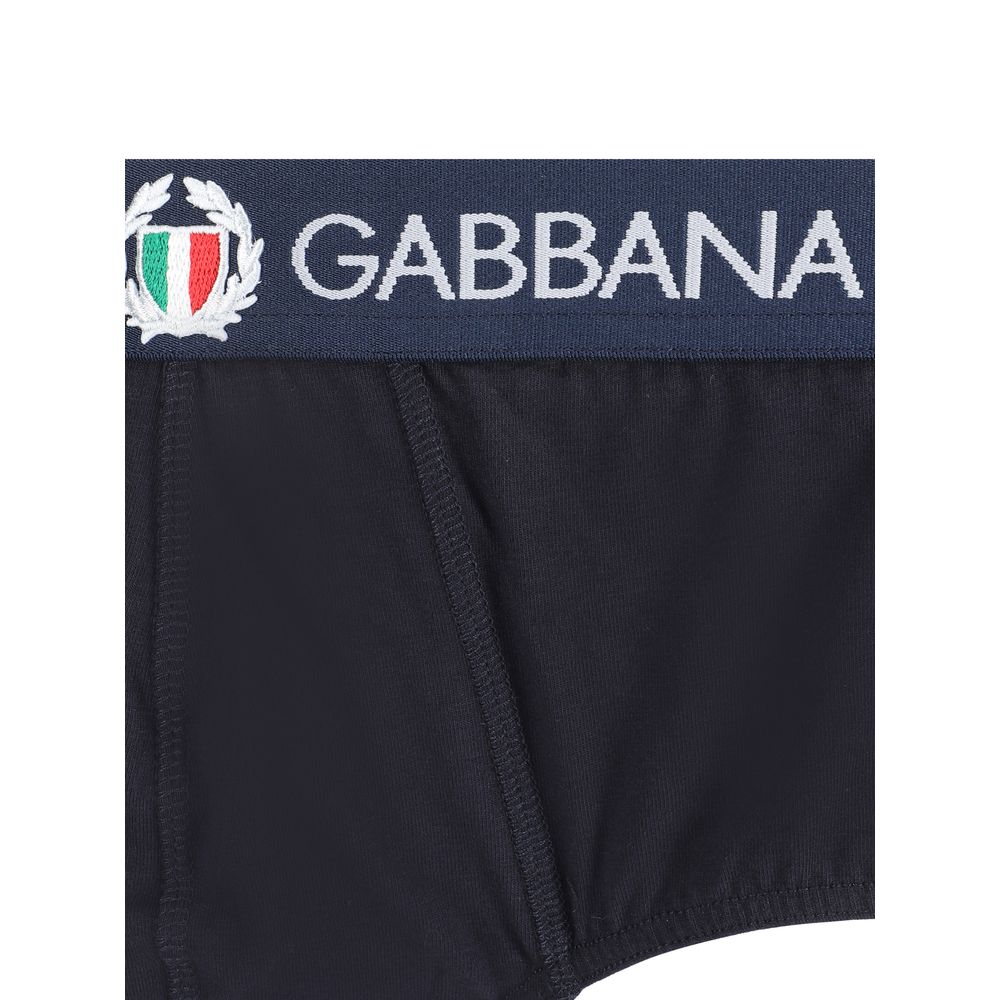 Dolce & Gabbana White Cotton Underwear Briefs for Elevated Everyday Luxury