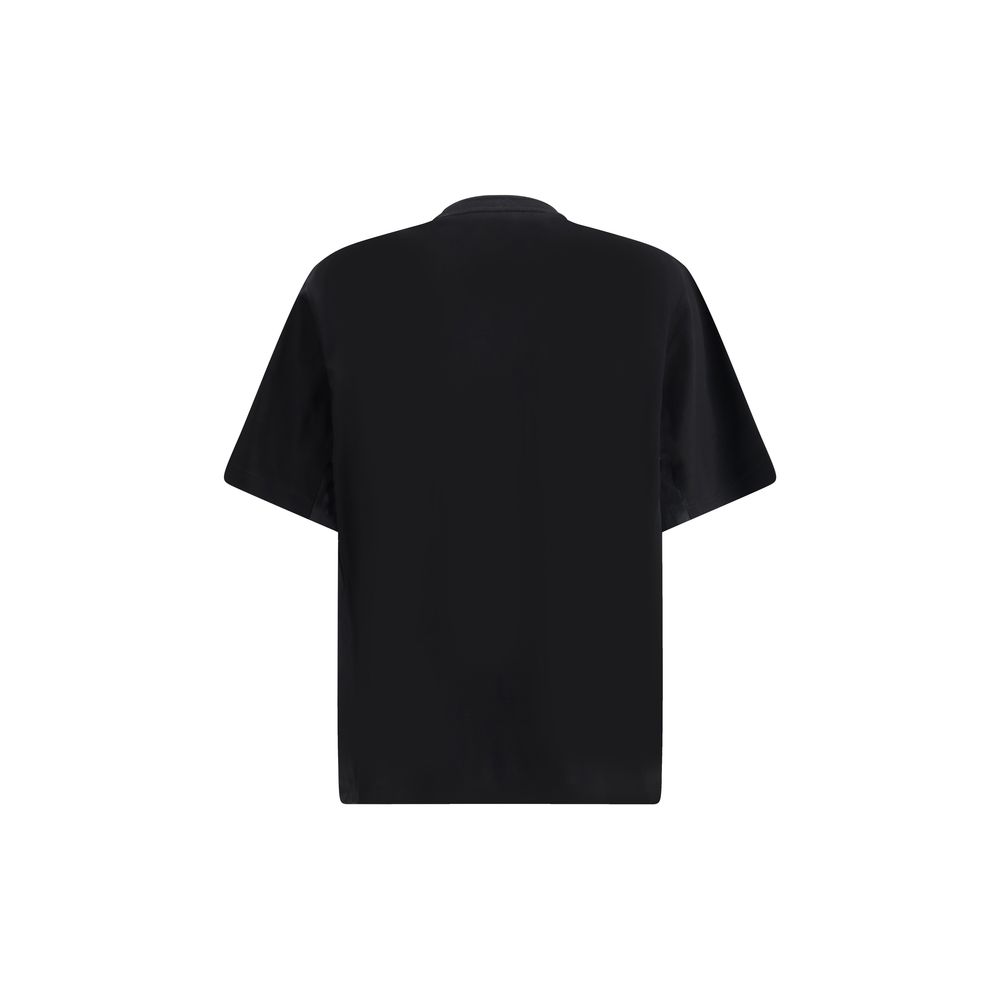 Sacai White Cotton T-Shirt with Pockets for Elevated Casual Elegance